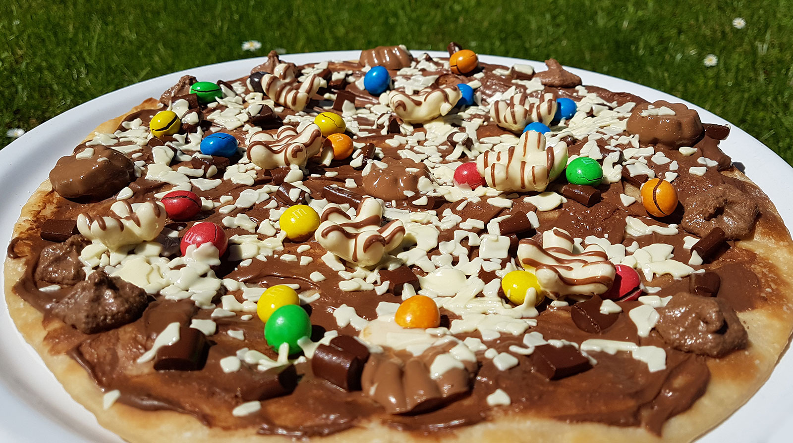 Schokoladenpizza Nutella Pizza